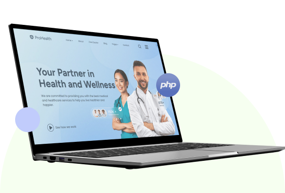 PHP Website Design for Healthcare Systems